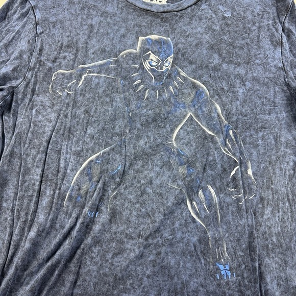 Marvel Black Panther Short Sleeve T‎ Shirt Mens XL Comics Blue - Picture 1 of 7